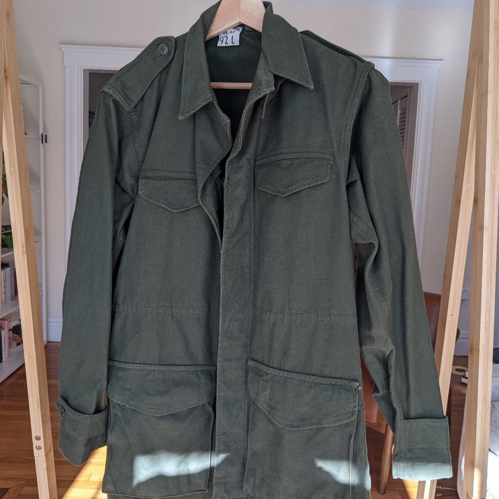 UNISEX M. French vintage military overcoat 80's. French coat. French jacket. Vin